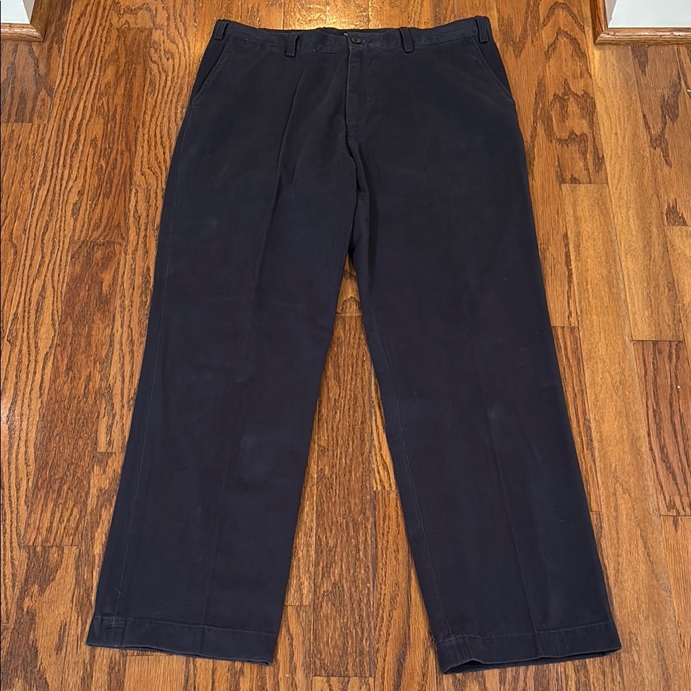 Men's, Nautica, Navy Chino Pants, Relax Fit, 38W, 34L
